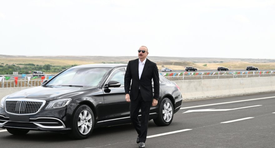 Prezident Əhmədbəyli-Füzuli-Şuşa yolunun açılışında - GÖRÜNTÜLƏR