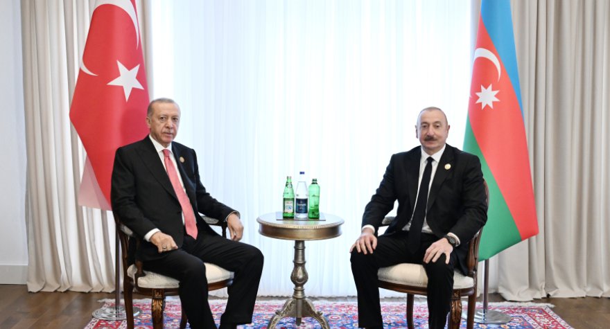 Ərdoğanla İlham Əliyev Xankəndidə görüşdü - FOTO