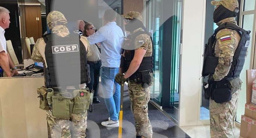 Rusiya polisi İsgəndər Xəlilovun oğlunun ofisinə BASQIN ETDİ - FOTO