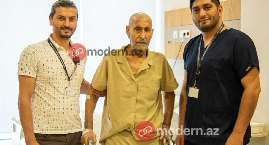 Azərbaycanda möcüzə: 102 yaşlı şəhid atası uğurla əməliyyat olundu - FOTO+VİDEO