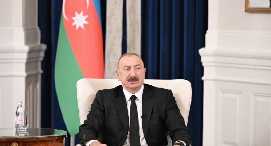 İlham Əliyev tarixi görüşdən sonra müsahibə verdi - TAM MƏTN