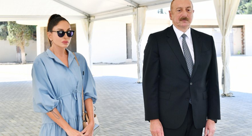 Prezidentlə xanımı Murovdağ tunelinin texniki açılışında