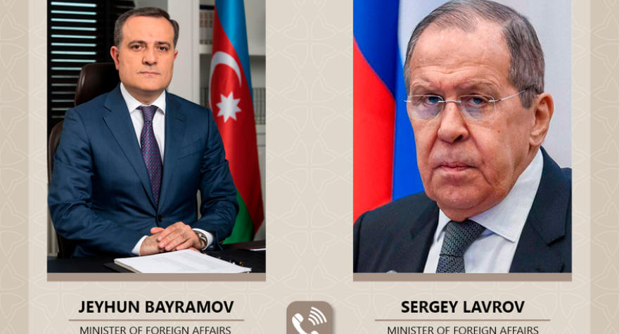 Lavrovla Ceyhun Bayramov danışıqlar APARDI
