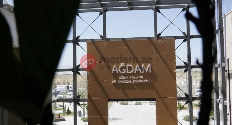 32 ildən sonra Ağdam Dəmir Yolu stansiyasında - FOTOLAR