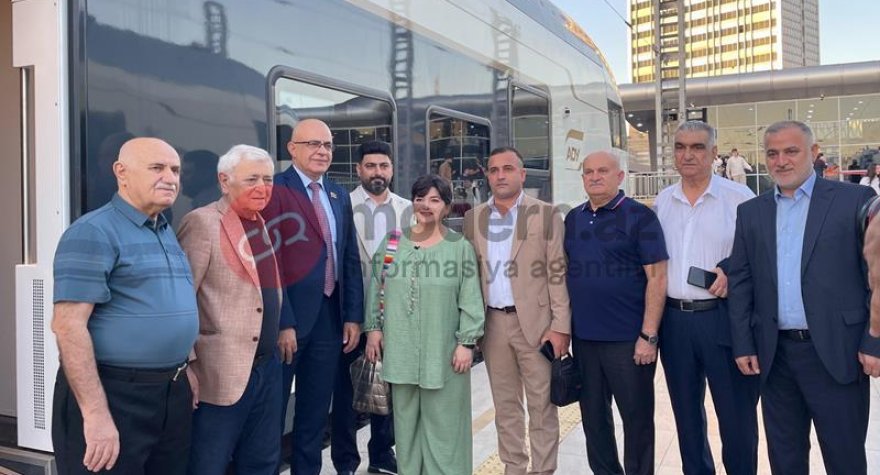 32 ildən sonra Bakıdan Ağdama qatar getdi - FOTOLAR