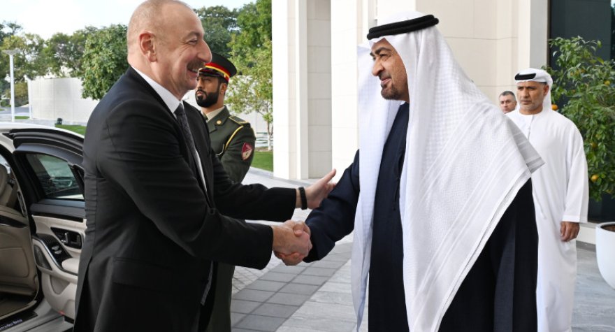 BƏƏ-nin Prezidentini Qarabağda İlham Əliyev qarşıladı