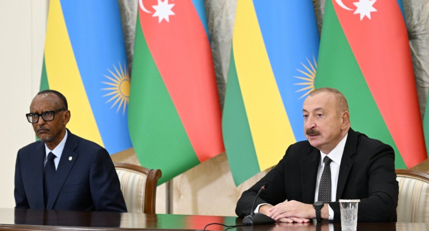 Prezidentlər mətbuata bəyanat verdilər: Ruanda yaxşı tərəfdaşdır