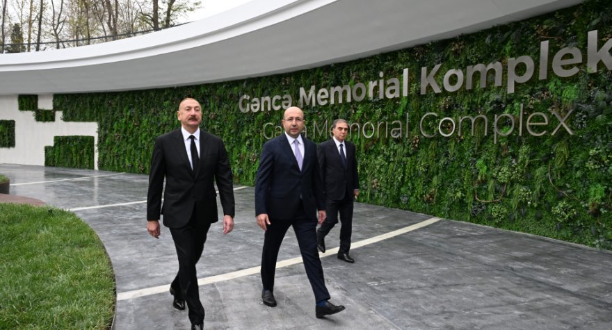 Prezident Gəncə Memorial Kompleksinin açılışında