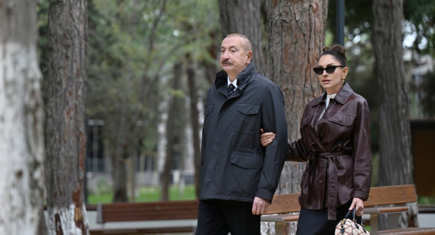Bakıda yeni park - Prezident və xanımı açılışda iştirak etdi - FOTOLAR