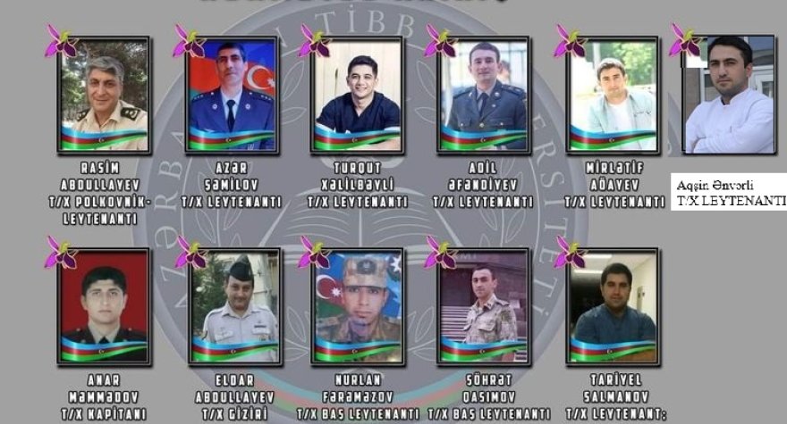11 həkim, 7 feldşer, 26 sanitar - Ağ xalatlı ŞƏHİDLƏR