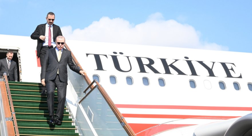 Ərdoğan Azərbaycana gəldi - FOTO