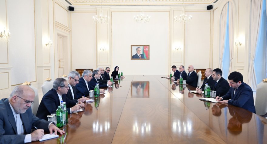 İlham Əliyev Əraqçini qəbul edib