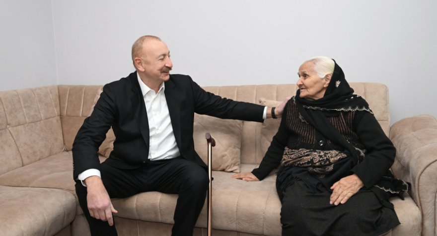 Prezident Kərkicahan qəsəbəsində...&nbsp; - FOTO