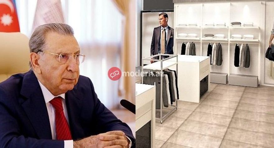 Ramiz Mehdiyev kostyumlarını buradan alırmış - FOTO