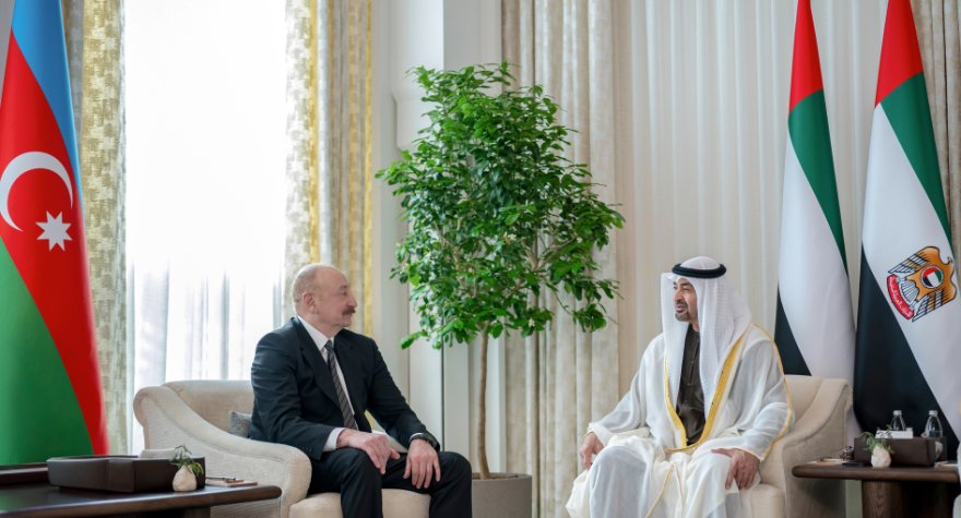 İlham Əliyev&nbsp;Əbu-Dabidə BƏƏ Prezidenti ilə görüşdü