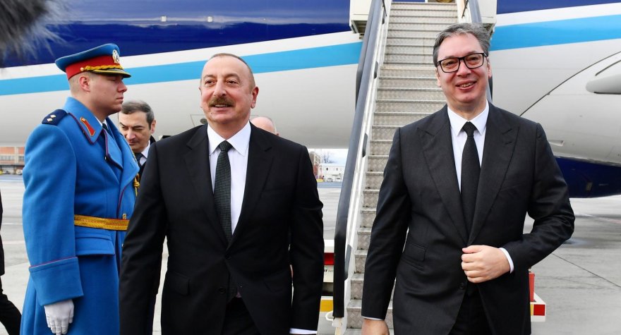 İlham Əliyev Serbiyada rəsmi səfərdədir
