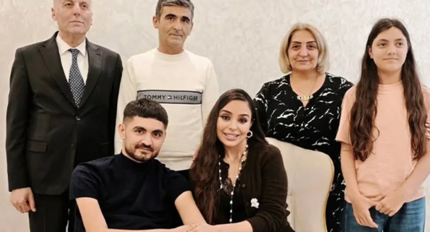 Leyla Əliyeva Vətən müharibəsi qazisi ilə görüşüb