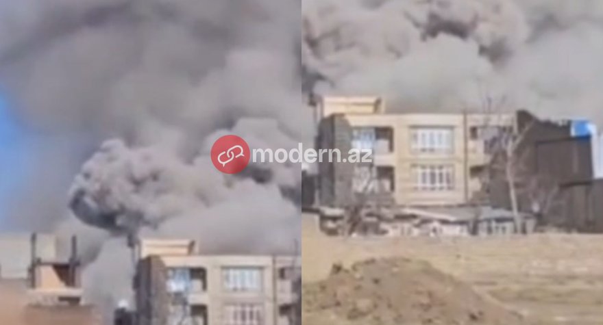 Cənubi Azərbaycanda SEPAH qərargahı&nbsp;vuruldu - VİDEO