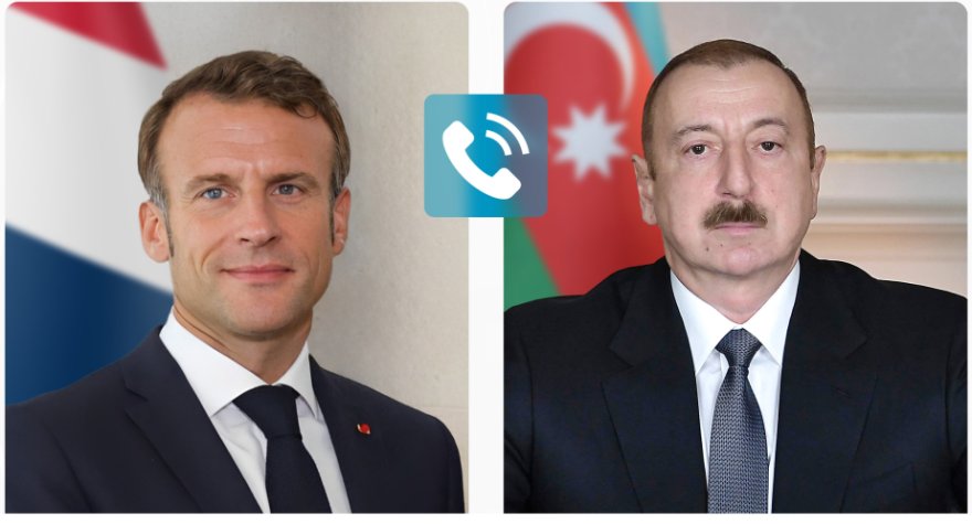 Makron İlham Əliyevə zəng etdi
