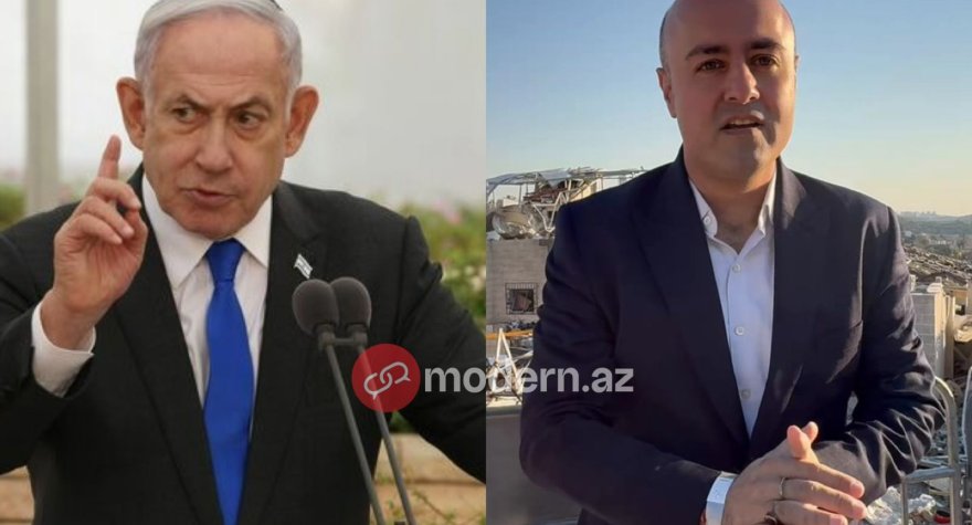 Jurnalist saxlanıldı - NETANYAHUNUN YERİNİ GÖSTƏRİBMİŞ