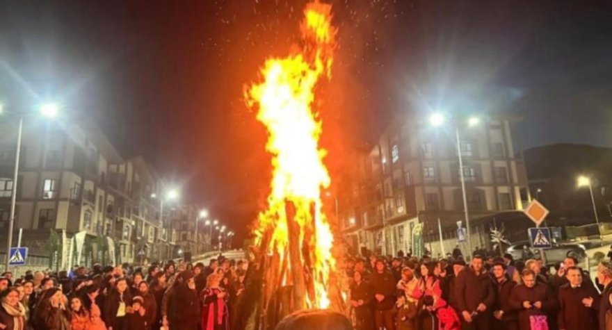 33 ildən sonra Kəlbəcərdə Novruz tonqalı qalandı