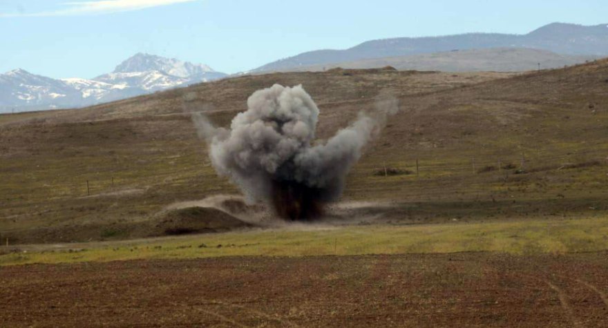 Ağdərədə mina partlayışı - yaralanan var