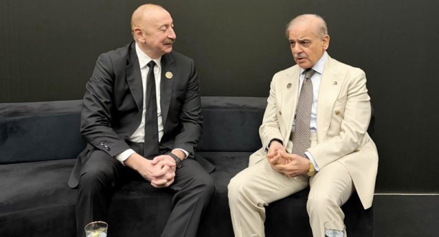 Şahbaz Şərif: "İlham Əliyevlə görüşdüyüm üçün çox şadam"