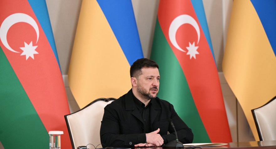 Zelenski Rusiya danışıqlarının Azərbaycanda keçirilməsini təklif etdi