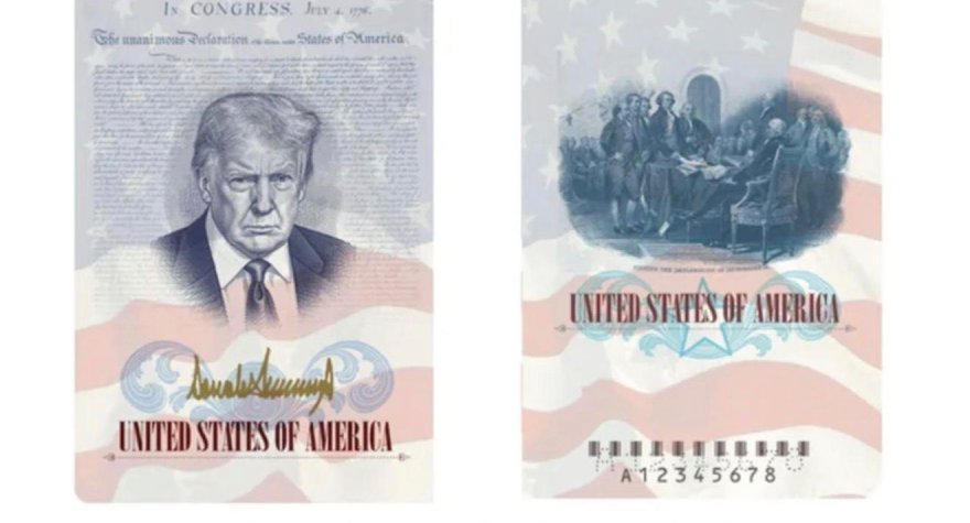 ABŞ pasportları üzərində Trampın şəkili olacaq