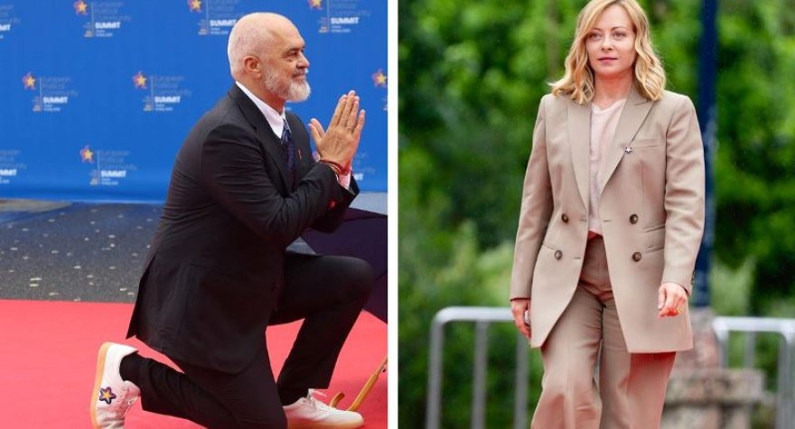 Diplomatiyada protokolu sındıran jest: Ramanın Meloniyə &ldquo;vurğunluğu&rdquo; - FOTO