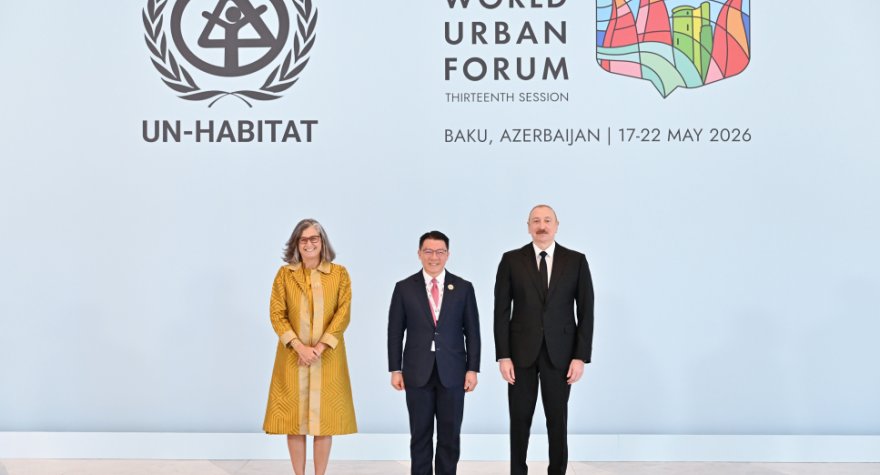Prezident&nbsp;WUF13-ün açılışında iştirak edib&nbsp;- Fotolar