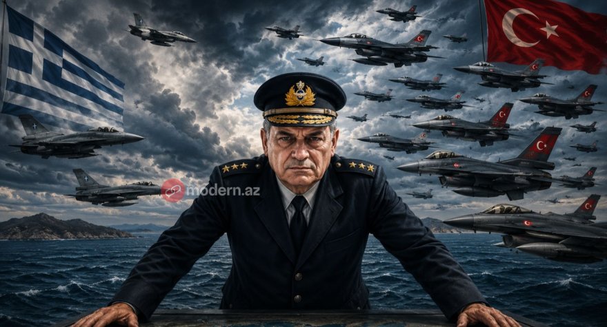Yunan komandan Türkiyəni HƏDƏLƏDİ