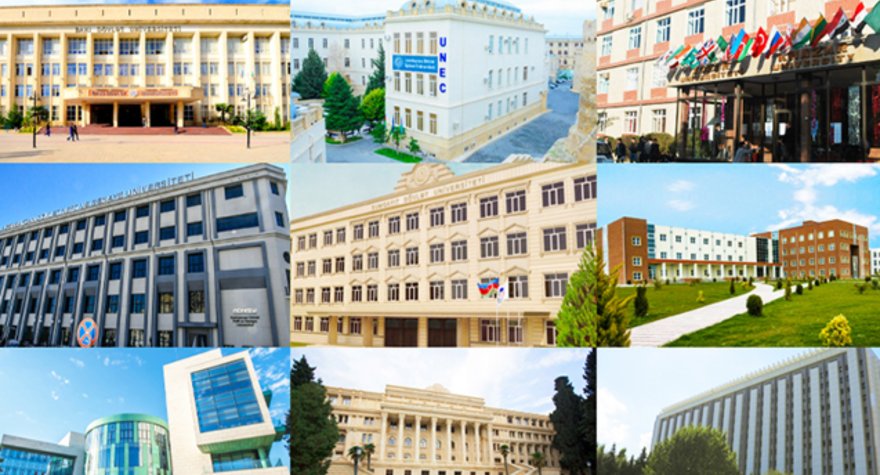 Ən yüksək və ən aşağı balla qəbul aparan UNİVERSİTETLƏR