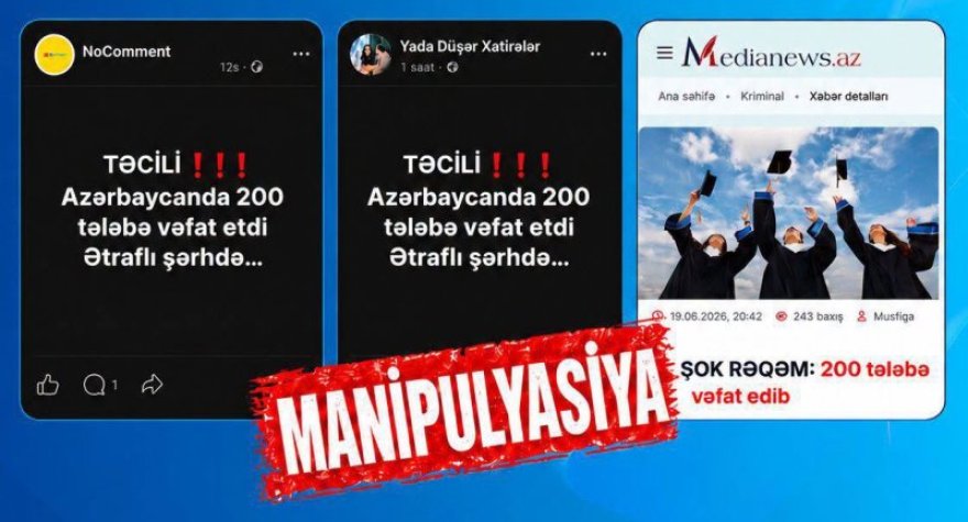 MEDİA saytları manipulyasiya etməməyə ÇAĞIRDI
