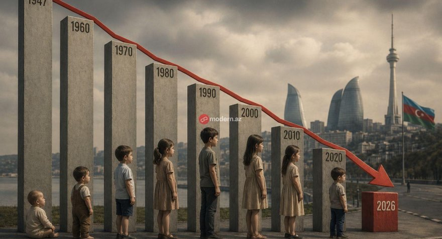 Azərbaycanda doğum son 80 ilin ən aşağı səviyyəsinə düşəcək