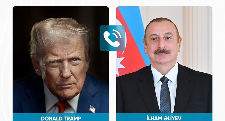 İlham Əliyev və Tramp arasında telefon danışığı olub