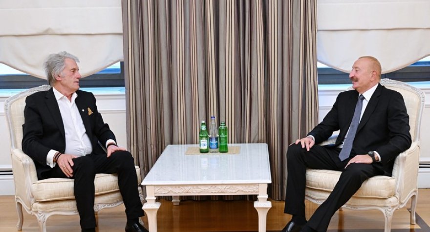 İlham Əliyev Viktor Yuşenkonu qəbul edib