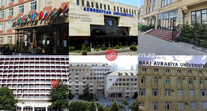 Özəl universitetlərdə plan yerlərinin SAYI