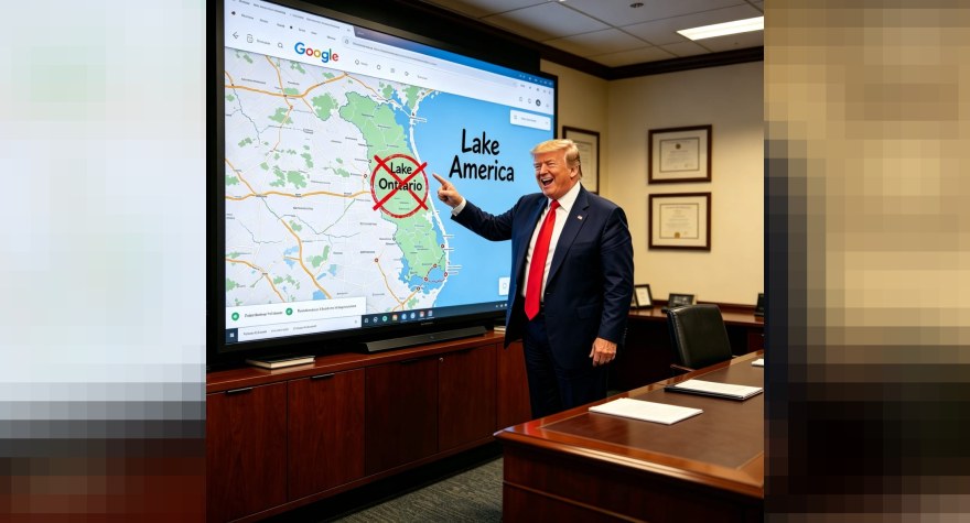 Trampın qərarı ilə Google Maps-də &ldquo;Ontario gölü&rdquo;nün adı dəyişdirildi