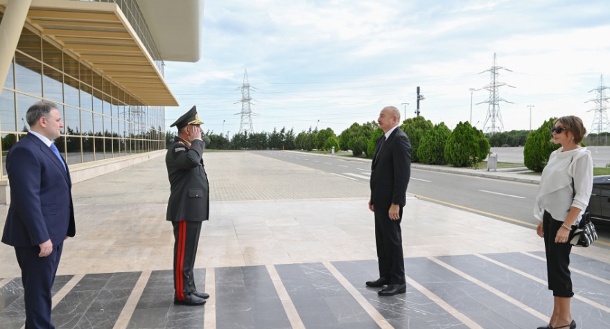 Prezident və Birinci xanım beynəlxalq sərgidə - GÖRÜNTÜLƏR