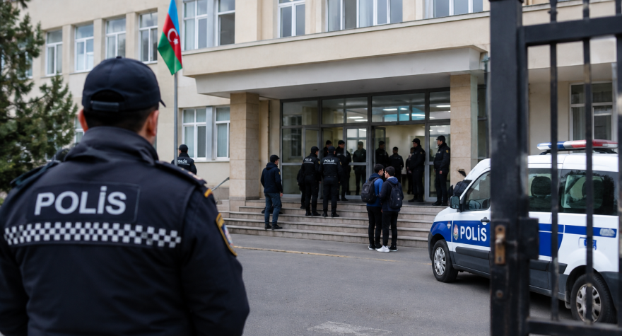 Bakıda 10 nəfər məktəbə HÜCUM ETDİ - DETALLAR