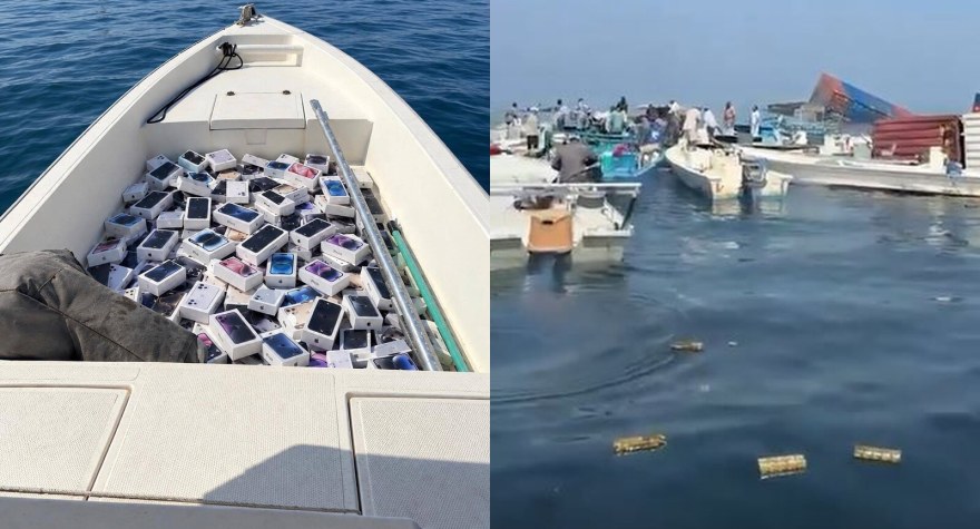 Hörmüzdə iPhone daşıyan gəmi batdı - qayıqlarla daşıdılar