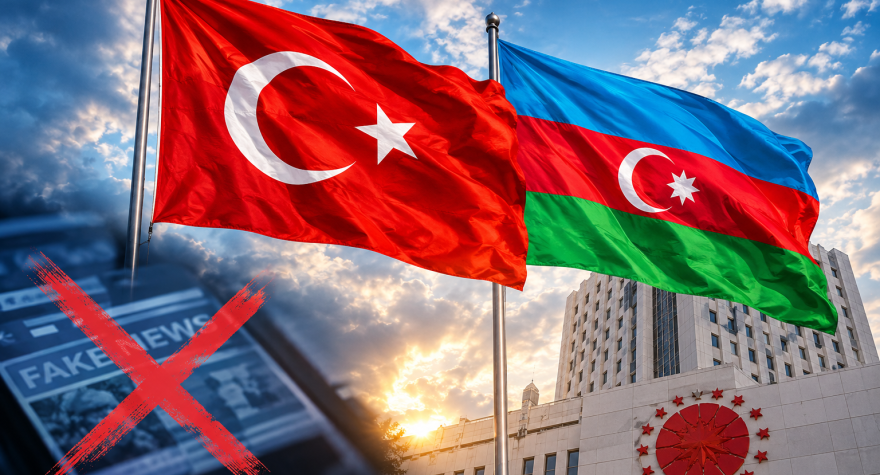 Azərbaycanda Türkiyə bayrağının endirilməsinə cəhd dezinformasiyadır