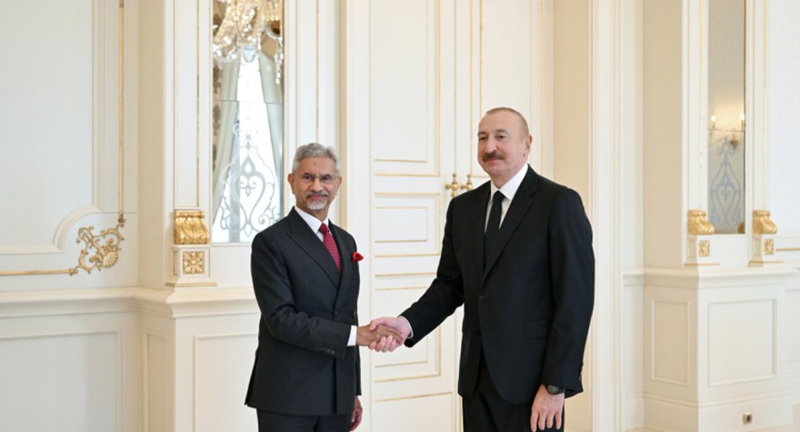 Prezident Hindistanın xarici işlər nazirini qəbul etdi - FOTO