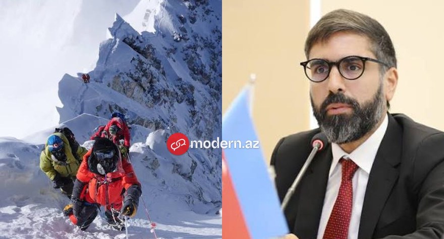 SOCAR prezidenti Rövşən Nəcəf Everestə qalxıb - FOTO 