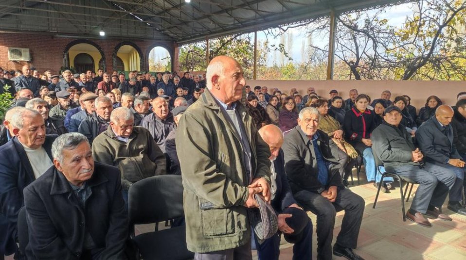 Goranboyun Göynüyən kəndində səyyar qəbul keçirilib - FOTO