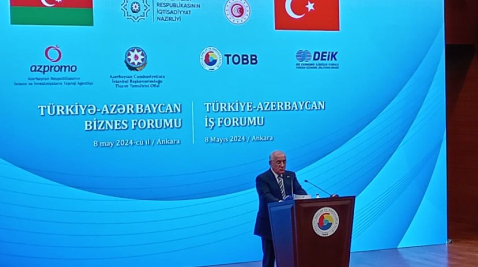 Əli Əsədov türkiyəli investorları bərpaolunan enerji sahəsində əməkdaşlığa çağırdı