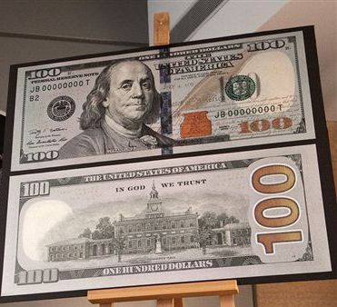 Yeni dizaynlı 100 dollar 