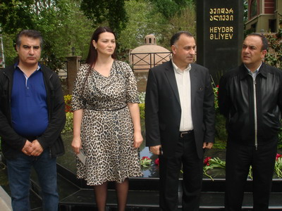Gürcüstanda Heydər Əliyevin anadan olmasının 87-ci ildönümü qeyd olunub 