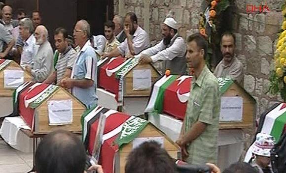 Türkiyə İsrailin qətlə yetridiyi şəhidləri dəfn edir